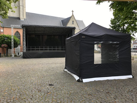 FOH Mixtent achterkant